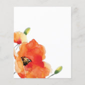 Papier BUDGET Golden Poppy Fête des mères Brunch (Dos)