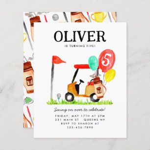 Papier Budget Golf Panier Sac Balloon Enfants Golfeur Ann