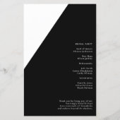 Papier Budget Goth Till Death Do Us Part Wedding Program (Dos)