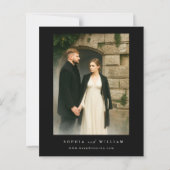 Papier BUDGET Gothique Crâne Hallomariage Mariage rétro (Dos)