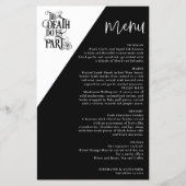 Papier Budget Gothique Jusqu'à la mort Do Us Part Mariage (Devant)