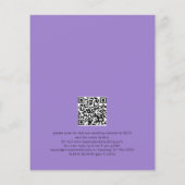 Papier Budget Gothique Tarot Card QR Code Mariage (Dos)