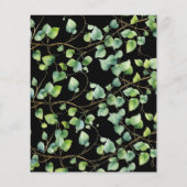 Papier Budget Grad Faire-part Boho Arch Black Ivy Back (Dos)