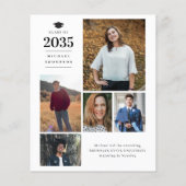 Papier Budget GRAD Faire-part d'obtention d'un diplôme of (Dos)