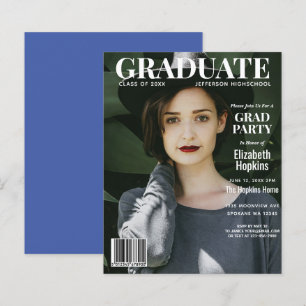 Papier Budget Graduate Magazine Couverture Photo Party In