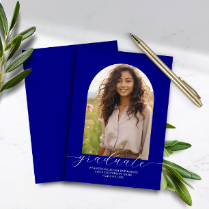 Papier Budget Graduation Faire-part Photo Arch Marine