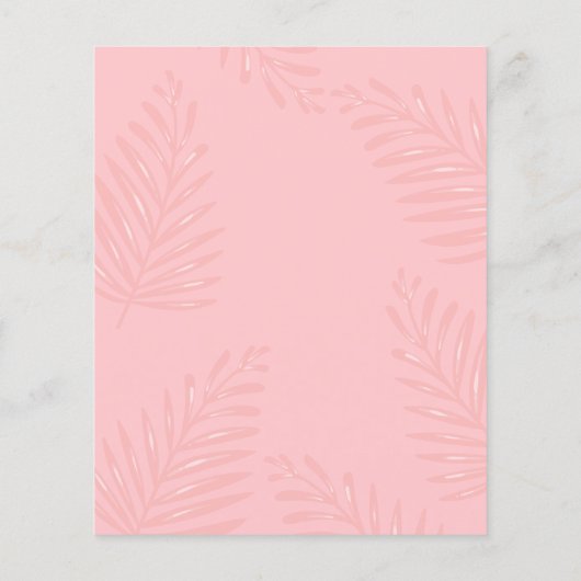 Papier Budget Green Aloha Hawaii Tropical Gold Anniversai (Dos)