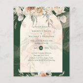 Papier BUDGET Green BOHO Terracotta Floral Mariage (Devant)