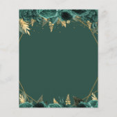 Papier Budget Green Butterfly Sweet 16 Invitation (Dos)