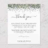 Papier Budget Green Parties scintillant photo Sweet 16 Me (Devant)