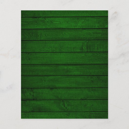 Papier Budget Green Wood Mason Jars Faire-part de mariage (Dos)