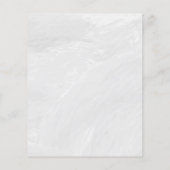 Papier Budget Grey Floral Line Faire-part de mariage d'ar (Dos)