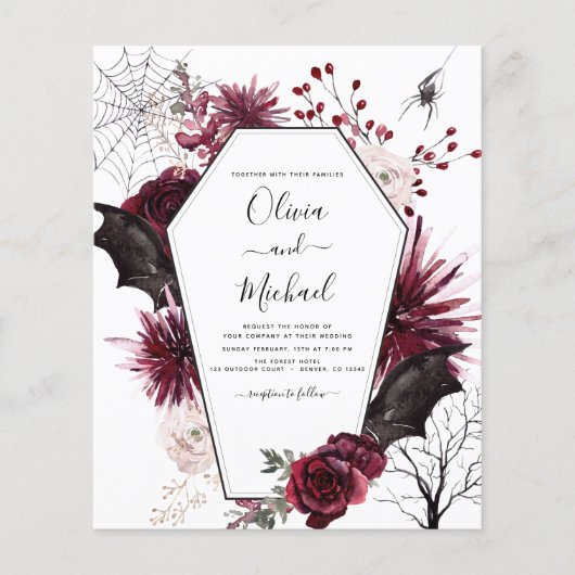 Papier Budget Halloween Automne Automne Automne Sombre Ma (Devant)