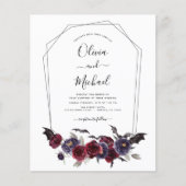 Papier Budget Halloween Automne Automne Chute Bourgogne M (Devant)