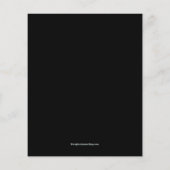 Papier Budget Halloween Black Spider Anniversaire Invitat (Dos)