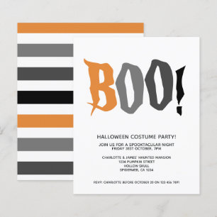 Papier BUDGET Halloween Boo Personnalisé Fantastique