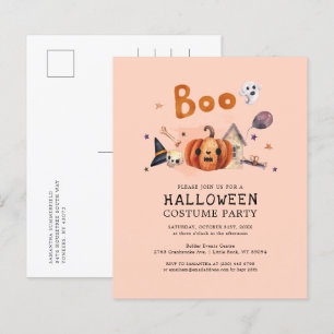 Papier Budget Halloween Costume Enfants Invitation de fêt