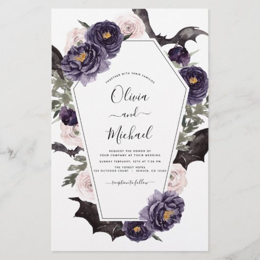 Papier Budget Halloween Mariage Automne automne sombre (Devant)