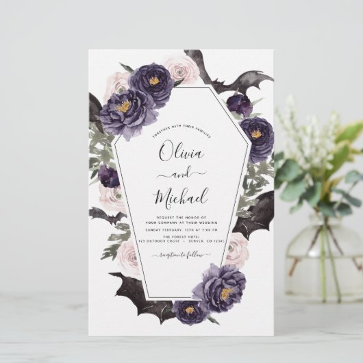 Papier Budget Halloween Mariage Automne automne sombre (Debout devant)