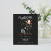 Papier BUDGET Halloween Masquerade Count Dracula Tombe (Debout devant)