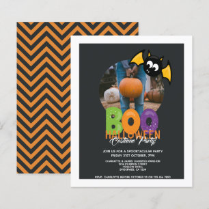Papier BUDGET Halloween Party Boo and Bat Personnalisé
