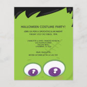 Papier BUDGET Halloween Party Cute Green Frankenstein (Devant)