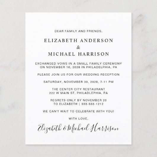 Papier Budget Heureusement Jamais Après La Réception De M (Dos)