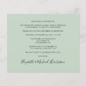 Papier Budget Heureusement Jamais Après Sage Mariage Réce (Dos)