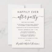 Papier Budget Heureux Jamais après la Faire-part de maria (Devant)