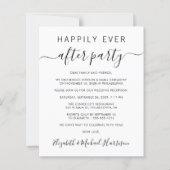 Papier Budget Heureux Jamais après la Faire-part de maria (Devant)