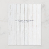 Papier BUDGET Hiver Baies rouges Pine Cônes Mariage (Dos)