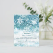 Papier Budget Hiver bébé il fait froid dehors baby shower (Debout devant)