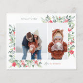 Papier Budget hiver Botaniques & Holly Noël 2 Photo (Devant)