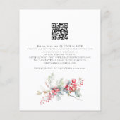 Papier Budget Hiver Foliage Berries Mariage de couronne (Dos)