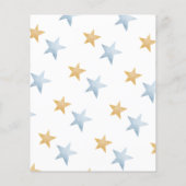 Papier Budget Hiver Invitation au Baby shower animal de l (Dos)