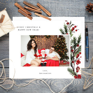 Papier Budget Holly Berry H Photo Fêtes ou Noël