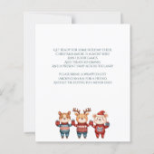 Papier Budget Holly Jolly Fête de Noël Invitation (Dos)