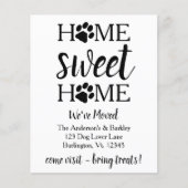 Papier Budget Home Sweet Home Chien Animaux de compagnie  (Devant)