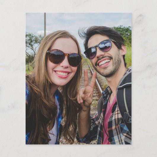 Papier Budget Hot Pink Script photo (Dos)