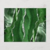 Papier Budget Hunter Green Silver Agate Enregistrer la da (Dos)