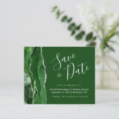 Papier Budget Hunter Green Silver Agate Enregistrer la da (Debout devant)