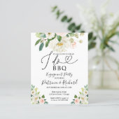 Papier Budget I DO BBQ Engagement Faire-part (Debout devant)