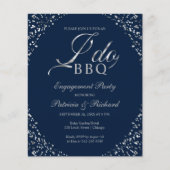 Papier Budget I DO BBQ Engagement Invitations de la parti (Devant)