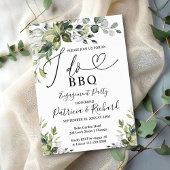 Papier Budget I DO BBQ Engagement Party Invitation