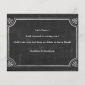 Papier BUDGET I DO Fiançailles Photo BBQ Party Invitation (Dos)