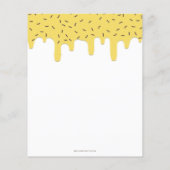 Papier Budget Ice crème fête invitation Anniversaire (Dos)