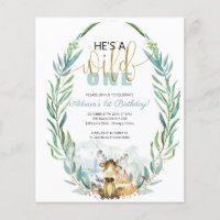 Budget Il est un sauvage une première invitation d