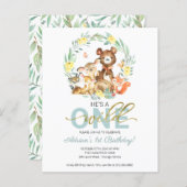 Papier Budget Il est un sauvage une première invitation d (Devant / Derrière)