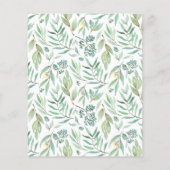 Papier Budget Il est un sauvage une première invitation d (Dos)