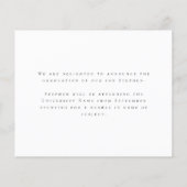 Papier Budget Il L'A Fait Faire-part De Diplôme Photo (Dos)